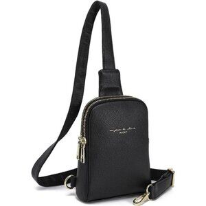Small Crossbody Sling Bags for Women Vegan Leather Cell Phone Purse